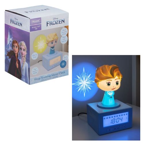 PALADONE – FROZEN – ELSA – Sveglia Lampada Proiezioni Luce Notturna 18cm (In box xcm)…x…x